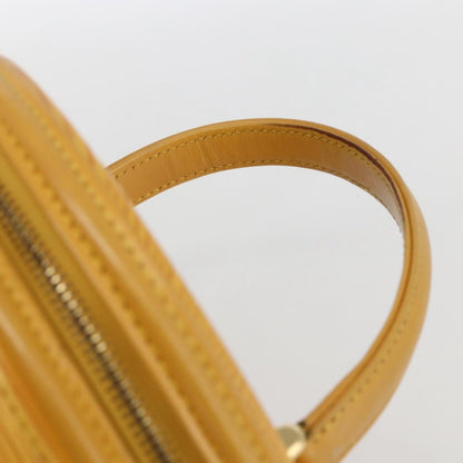Louis Vuitton LOUIS VUITTON Epi Cannes Hand Bag Yellow M48039 LV Authentic BA10743