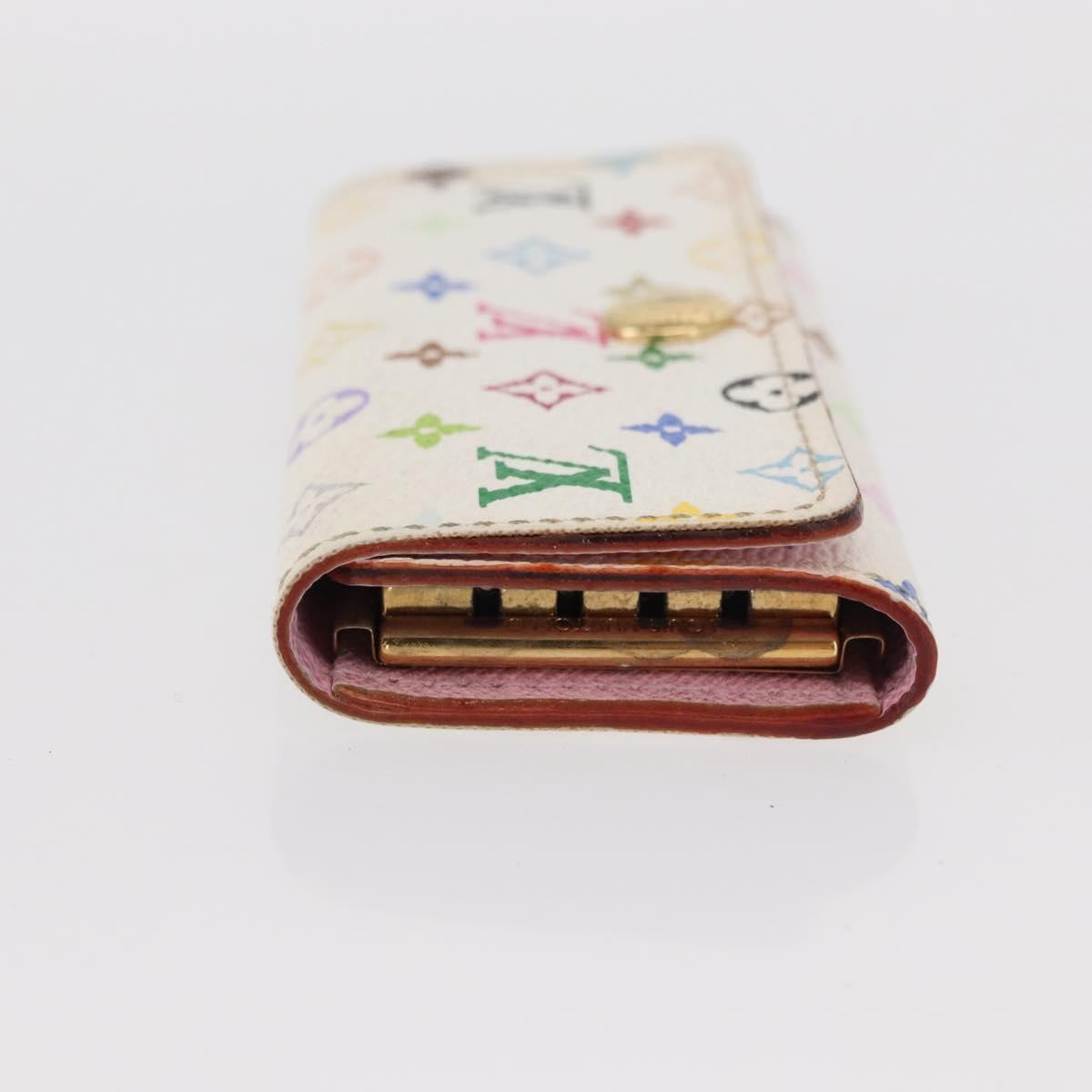 Louis Vuitton LOUIS VUITTON Monogram Multicolor Multicles 4 Key Case White M93731 Authentic 153417 Bag