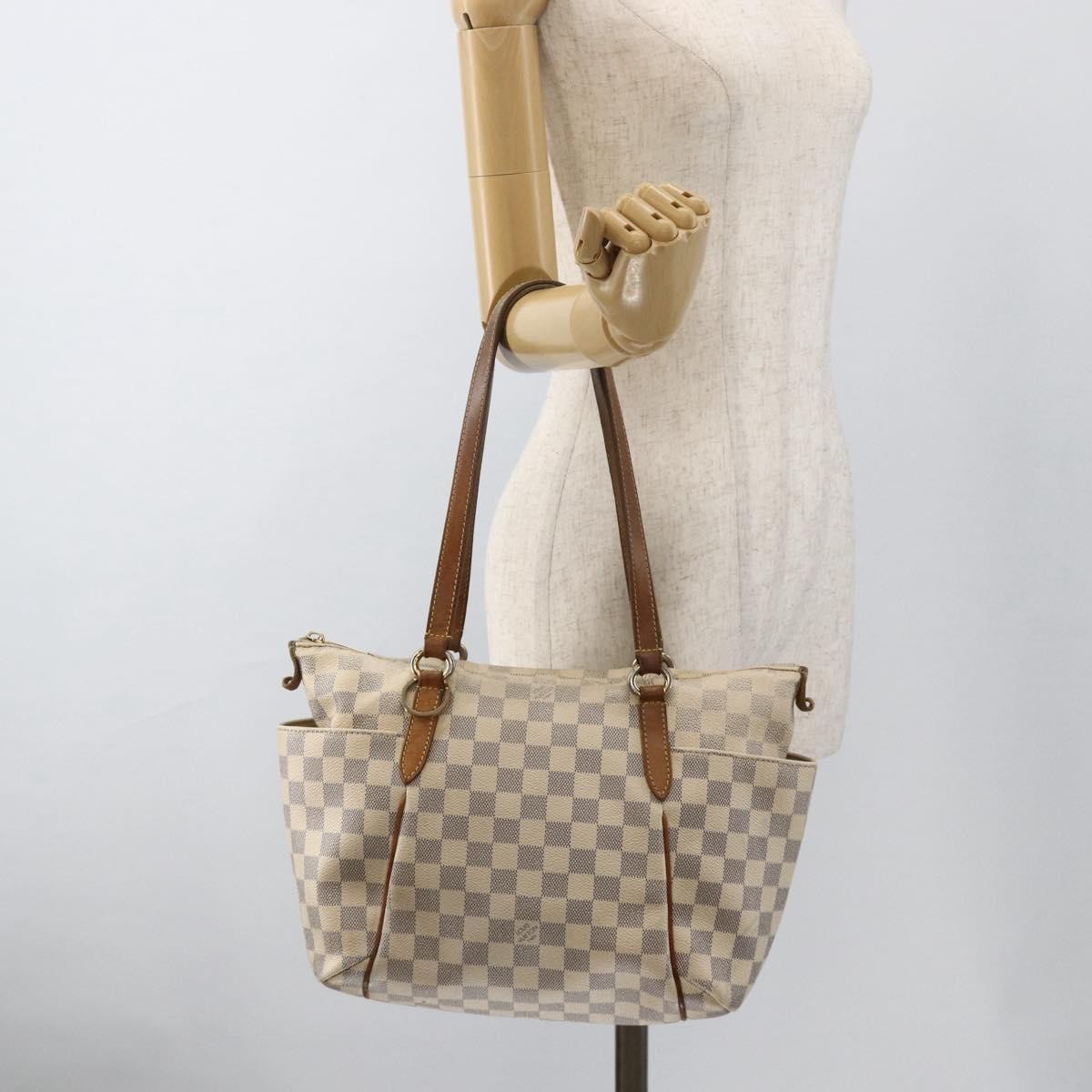 Louis Vuitton LOUIS VUITTON Damier Azur Totally PM Tote Bag N41280 LV Authentic BA11922