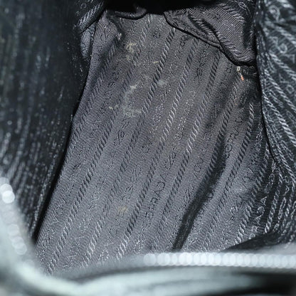 Prada PRADA Tote Bag Leather Black Authentic 165044