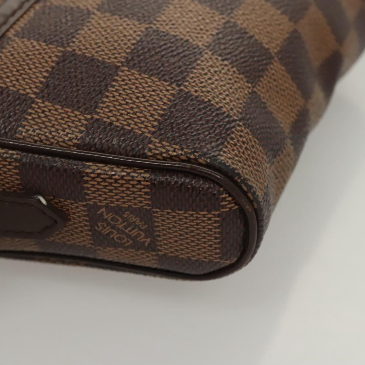 Louis Vuitton LOUIS VUITTON Damier Ebene Pochette Ipanema Shoulder Bag N51296 LV Authentic 120073
