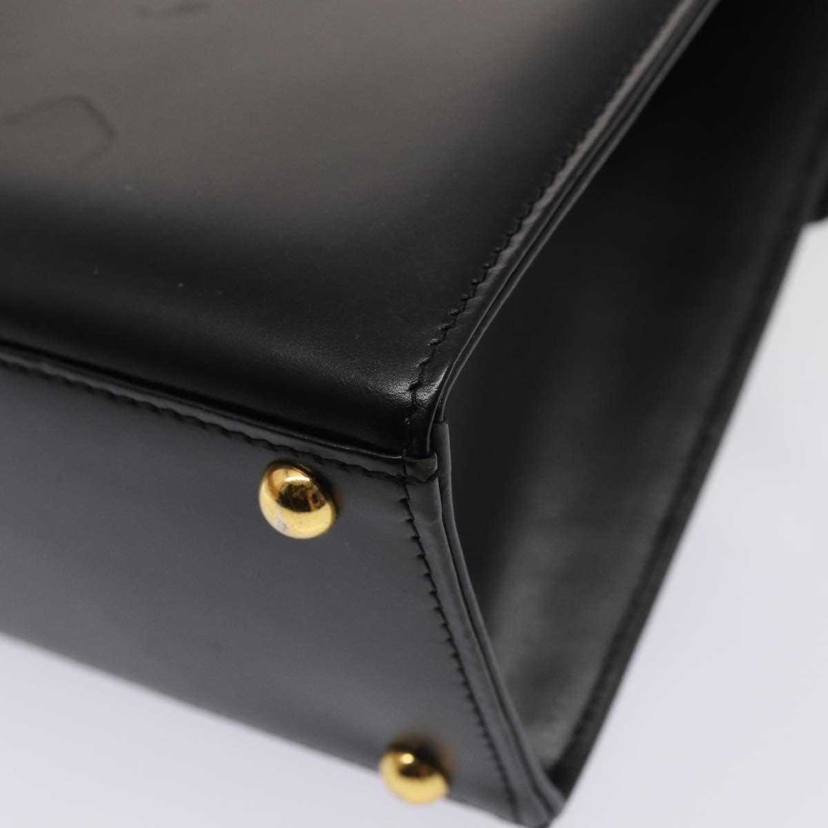 Givenchy GIVENCHY Hand Bag Leather Black Authentic am6590