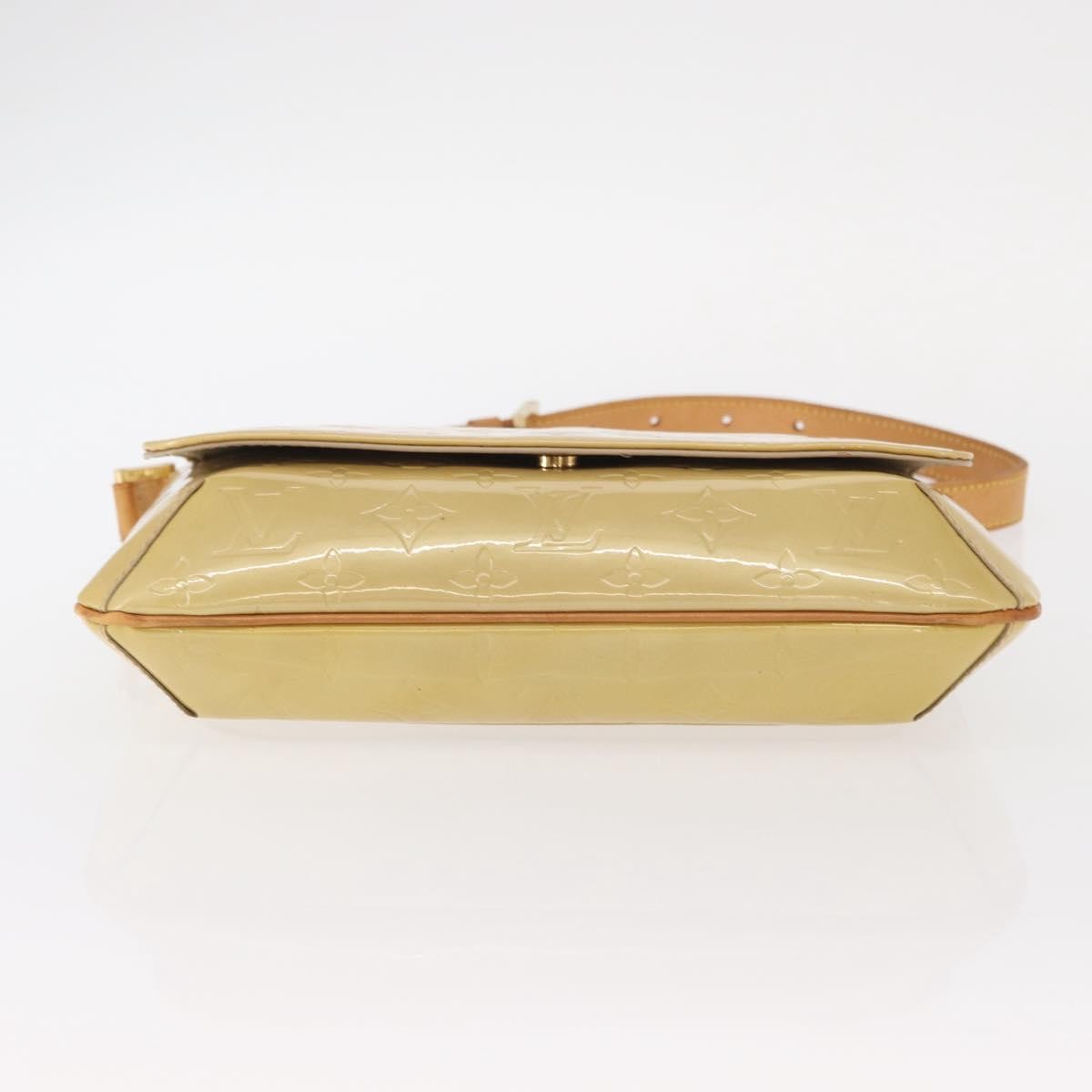 Louis Vuitton LOUIS VUITTON Monogram Vernis Thompson Street Bag Beige M91301 LV Authentic 156991