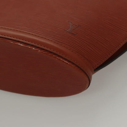 Louis Vuitton LOUIS VUITTON Epi Saint Jacques Hand Bag Brown M52263 LV Authentic BA1346