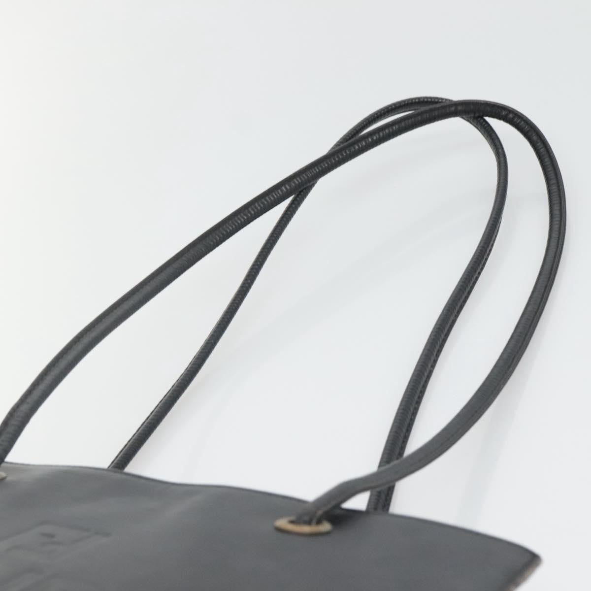 Fendi FENDI Shoulder Bag Leather Black Authentic 124503