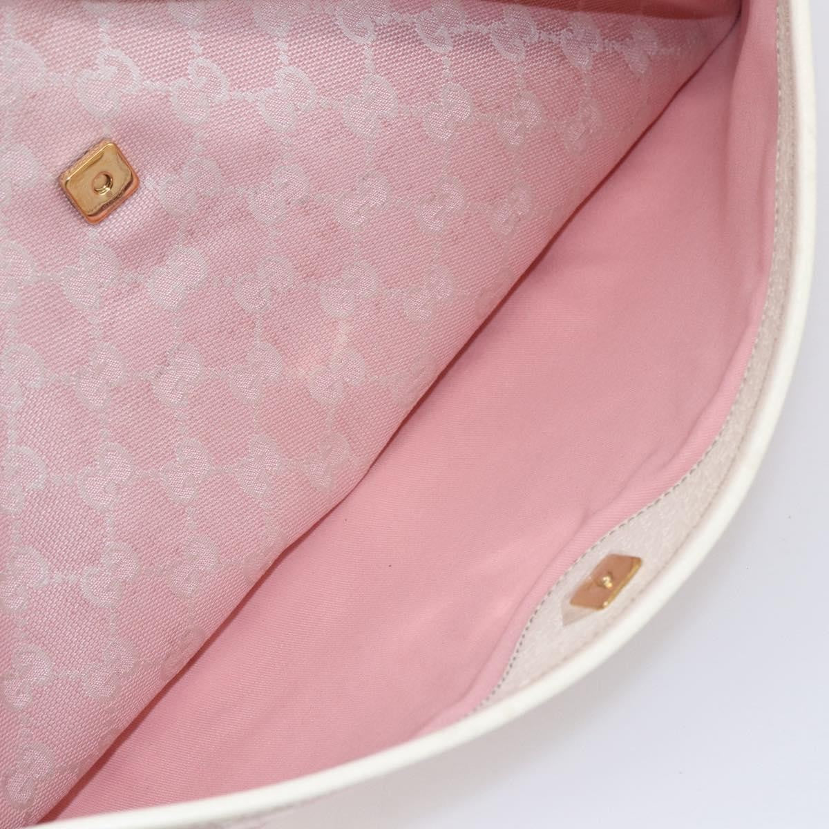 Gucci GUCCI GG Canvas Tote Bag Pink Gold 121023 Authentic ep11753