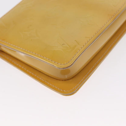 Louis Vuitton LOUIS VUITTON Monogram Vernis Lexington Accessory Pouch Beige M91010 Authentic 165721 Bag
