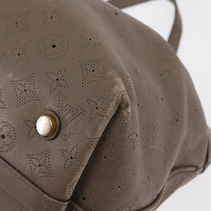 Louis Vuitton LOUIS VUITTON Mahina Shiels PM Hand Bag Leather Opal M93084 LV Authentic BA10353