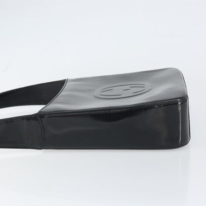 Gucci GUCCI Shoulder Bag Enamel Black 000 0506 Authentic ep12258