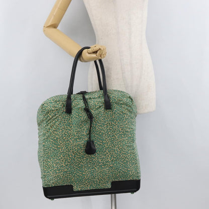 BOTTEGAVENETA BOTTEGAVENETA BOTTEGA VENETA Hand Bag Nylon Leather Green Authentic 171524