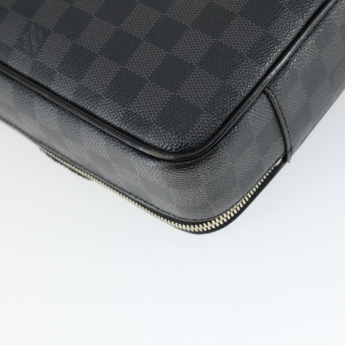 Louis Vuitton LOUIS VUITTON Damier Grafitte Steve Business Bag 2way N58030 LV Authentic ka2281