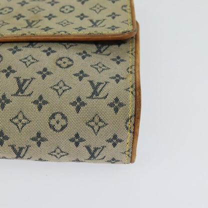 Louis Vuitton LOUIS VUITTON Monogram Mini Camille Chain Shoulder Bag Blue M92002 Authentic BD1396