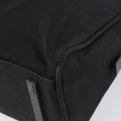 Prada PRADA Tote Bag Nylon Black Gold Authentic 156177