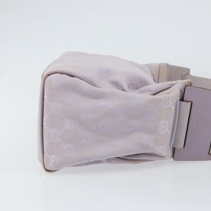 Gucci GUCCI GG Canvas Shoulder Bag Purple Gold 92699 Authentic 158466