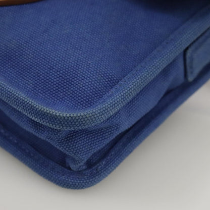 Prada PRADA Shoulder Bag Canvas Blue Authentic 111326
