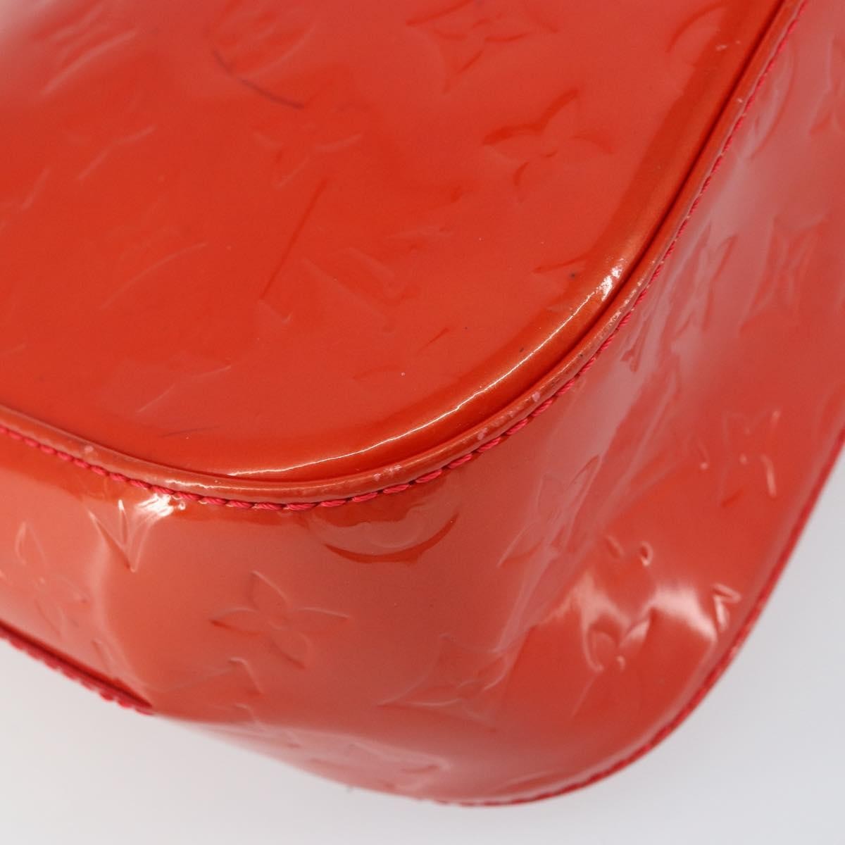 Louis Vuitton LOUIS VUITTON Vernis Bell FlowerGM Bag Rouge Grunadine M91728 LV Authentic 154321V