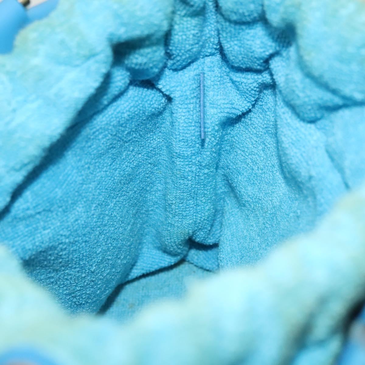 Louis Vuitton LOUIS VUITTON Epi Plage Mini Lagoon Bay Hand Bag Blue M92472 LV Authentic ep10332