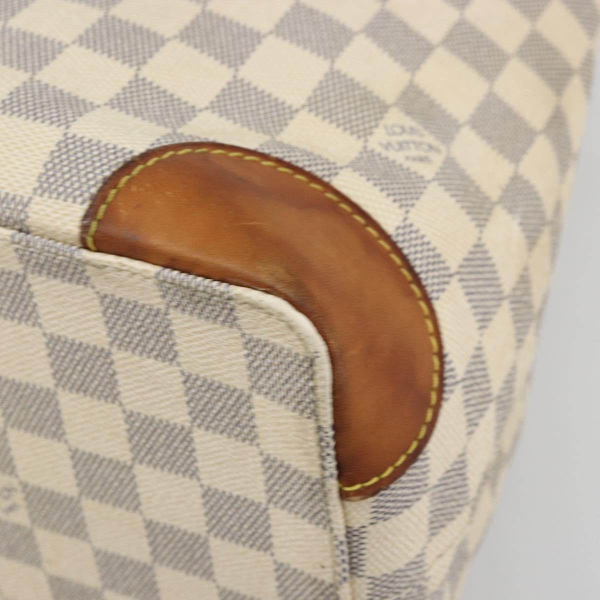 Louis Vuitton LOUIS VUITTON Damier Azur Hampstead MM Tote Bag N51206 LV Authentic ep14515