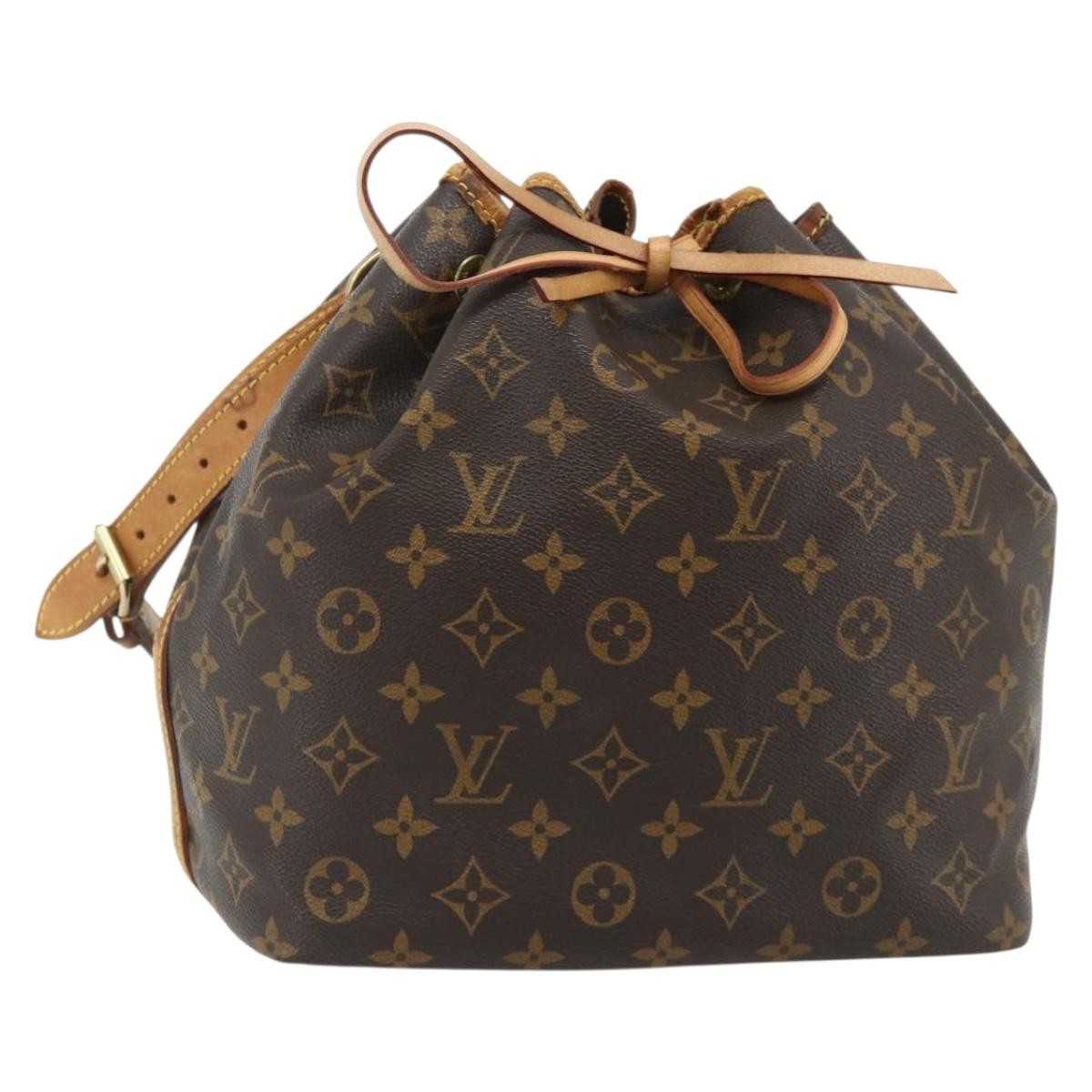 Louis Vuitton LOUIS VUITTON Monogram Petit Noe Shoulder Bag M42226 LV Authentic mr2448