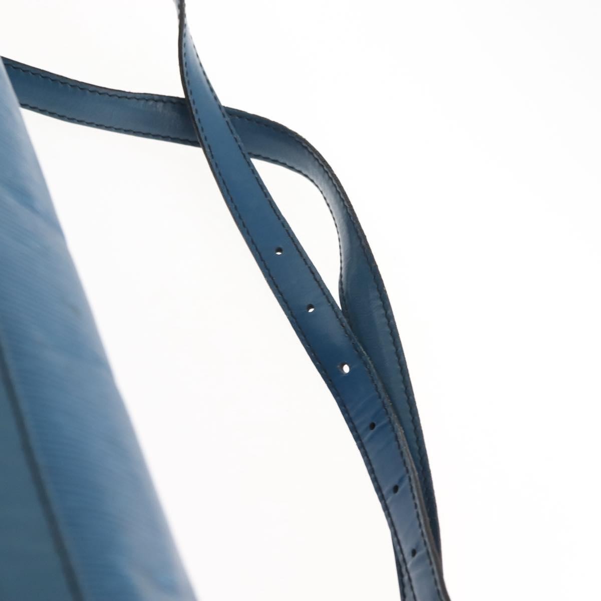 Louis Vuitton LOUIS VUITTON Epi Randonnee GM Shoulder Bag Blue M43085 LV Authentic 148058