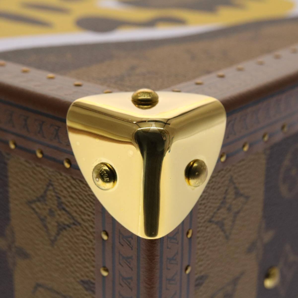 Louis Vuitton LOUIS VUITTON Monogram Stripe Cotteville 40 Trunk HUMAN MADE M20464 Authentic 48522S Bag