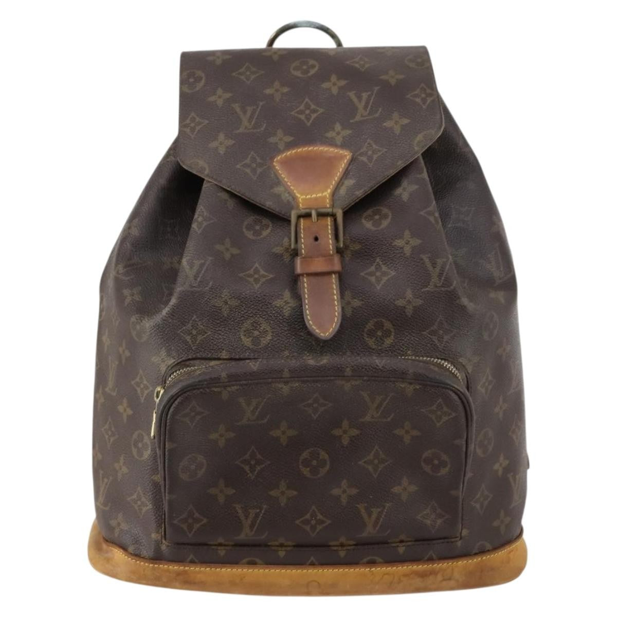 Louis Vuitton LOUIS VUITTON Monogram Montsouris GM Backpack M51135 LV Authentic 147334 Bag