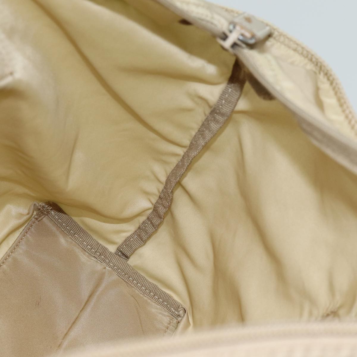 Prada PRADA Tote Bag Nylon Beige Authentic 75668