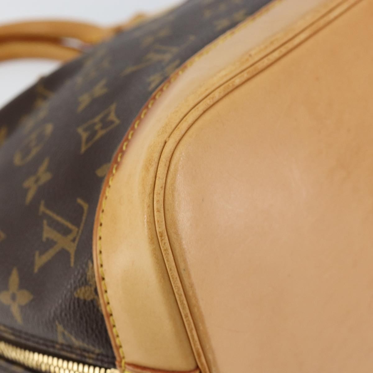 Louis Vuitton LOUIS VUITTON Monogram Alma Hand Bag M51130 LV Authentic 149986