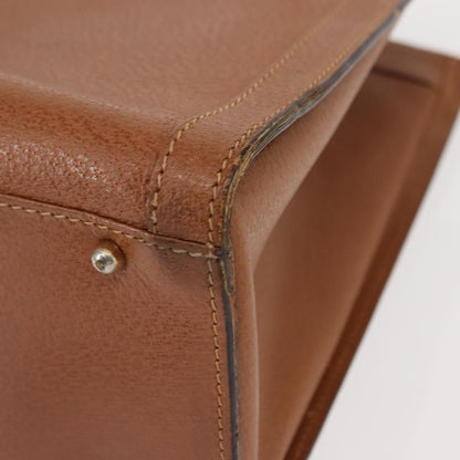 Gucci GUCCI Bamboo Hand Bag Leather Brown Gold 002 2853 0260 0 Authentic ep11300