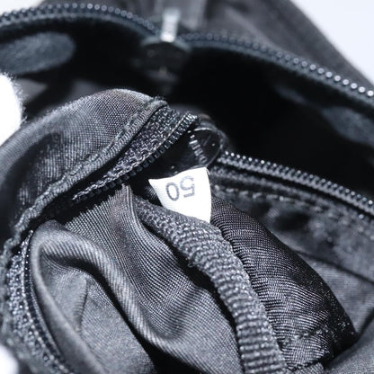 Prada PRADA Hand Bag Nylon Black Silver Authentic 118193