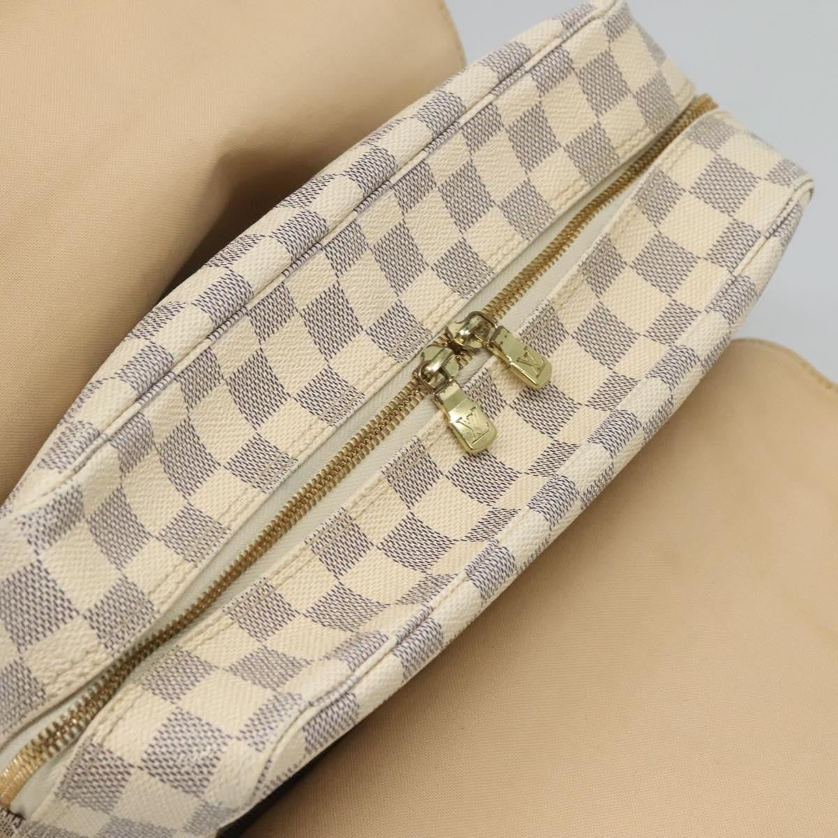 Louis Vuitton LOUIS VUITTON Damier Azur Naviglio Shoulder Bag N51189 LV Authentic 128957