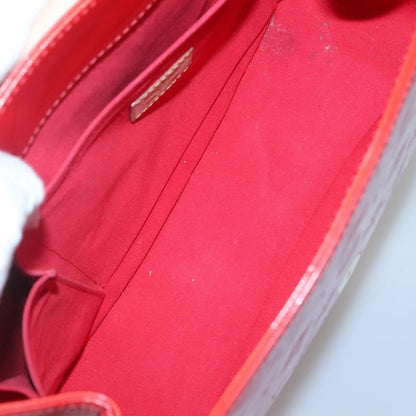 Louis Vuitton LOUIS VUITTON Monogram Vernis Biscayne Bay GM Bag Rouge M91287 LV Authentic 139917