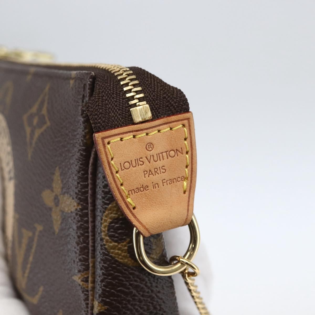 Louis Vuitton LOUIS VUITTON Monogram T&B Mini Pochette Accessoires Pouch M60153 Authentic ka1690V Bag