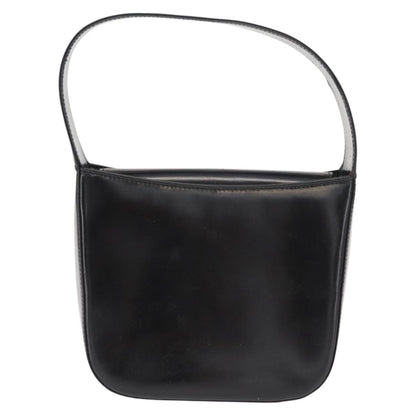 Gucci GUCCI Shoulder Bag Enamel Black Silver Authentic fm4926