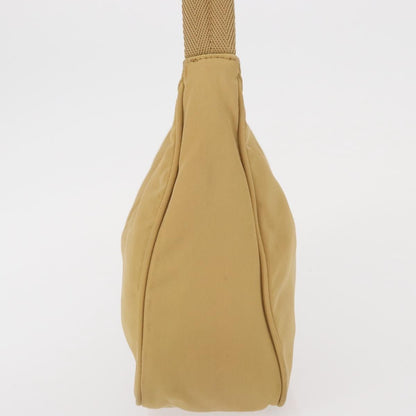 Prada PRADA Hand Bag Nylon Beige Authentic 163348