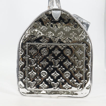 Louis Vuitton LOUIS VUITTON Monogram Miroir Keepall 55 Bag Silver Argent M95275 Authentic yk18156SM