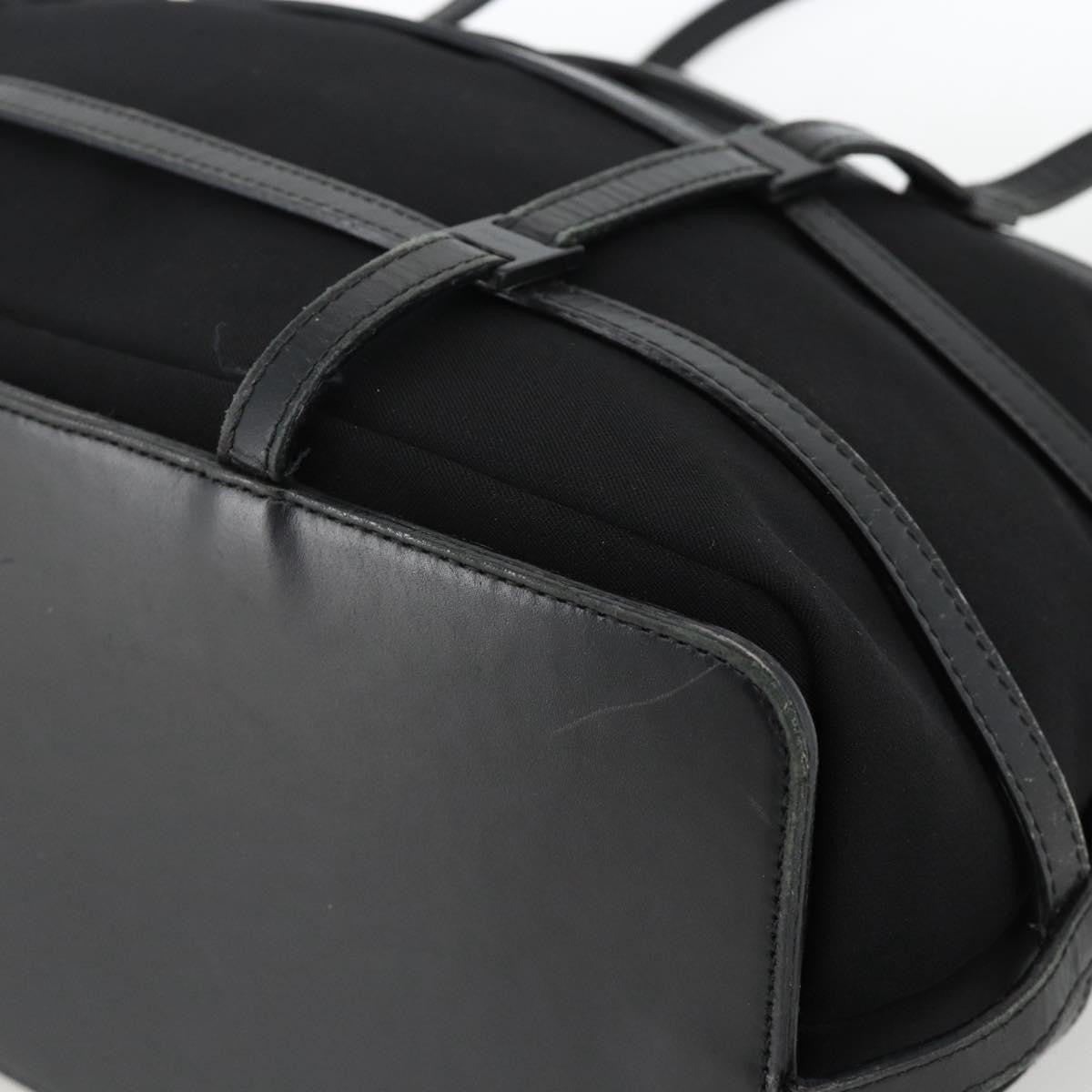 Salvatore Ferragamo Salvatore Ferragamo Tote Bag Nylon Black Silver Authentic ka3842