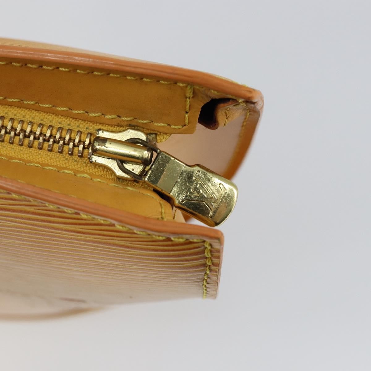 Louis Vuitton LOUIS VUITTON Epi Saint Jacques Hand Bag Yellow M52279 LV Authentic bs29292