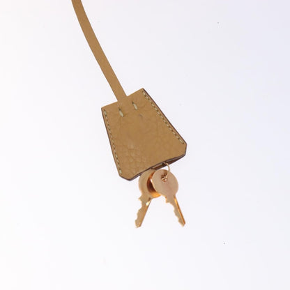 Prada PRADA Shoulder Bag Nylon Beige Gold Authentic 131423