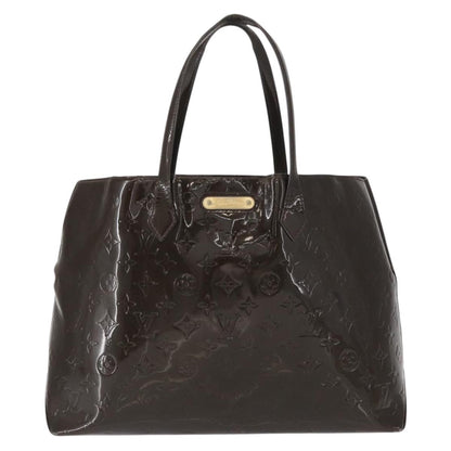 Louis Vuitton LOUIS VUITTON Monogram Vernis Wilshire MM Bag Terre Domble M91440 LV Authentic 150262