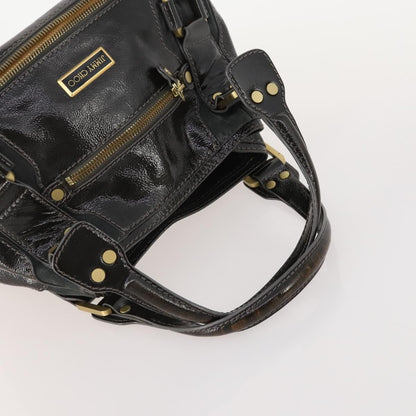 Jimmy Choo Jimmy Choo Hand Bag Leather 2 Set Black White Authentic BA12856