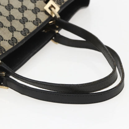 Gucci GUCCI GG Canvas Tote Bag Navy Gold 002 1097 3444 Authentic 158526