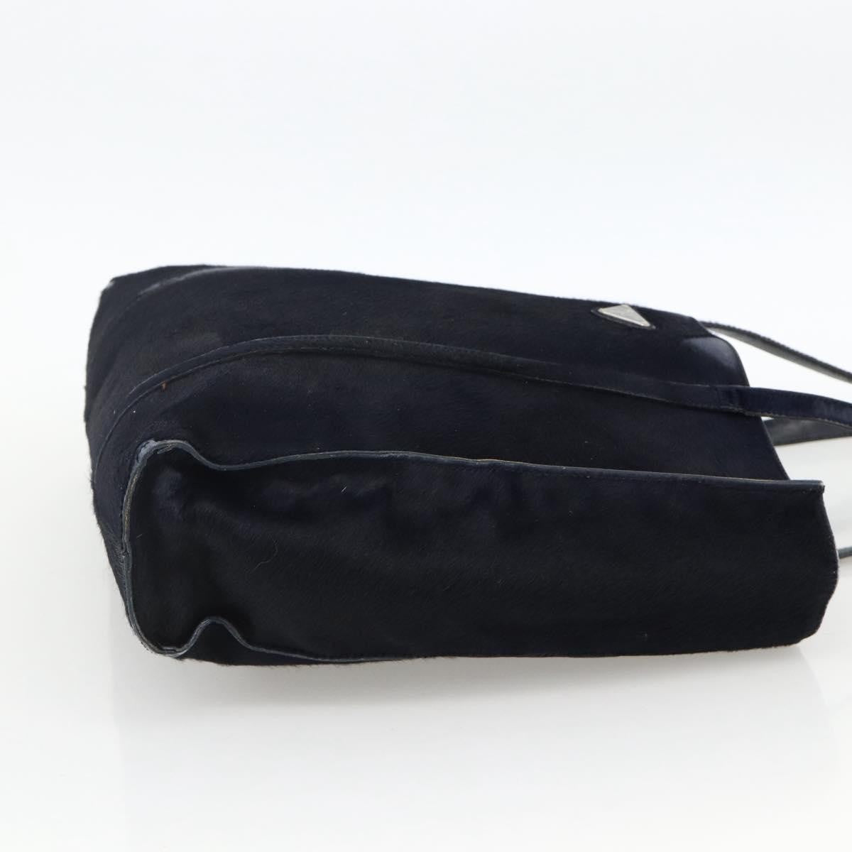 Prada PRADA Tote Bag Harako leather Navy Authentic 167194