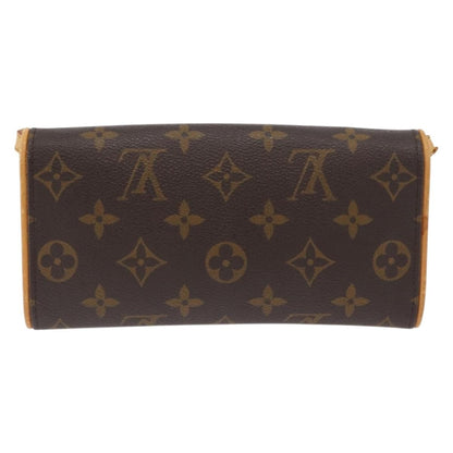 Louis Vuitton LOUIS VUITTON Monogram Pochette Twin PM Shoulder Bag M51854 LV Authentic ka3263
