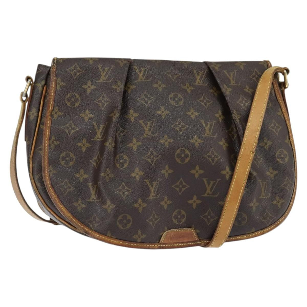 Louis Vuitton LOUIS VUITTON Monogram Menilmontant MM Shoulder Bag M40473 LV Authentic bs30588
