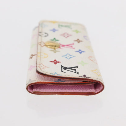 Louis Vuitton LOUIS VUITTON Monogram Multicolor Multicles 4 Key Case White M93731 Authentic 153417 Bag