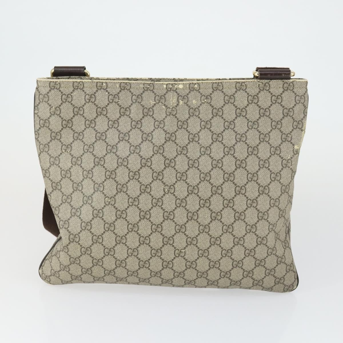 Gucci GUCCI GG Supreme Web Sherry Line Tote Bag PVC 5 Set Beige Red Authentic mr1849