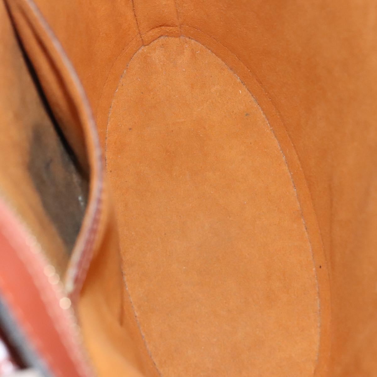 Louis Vuitton LOUIS VUITTON Epi Saint Jacques Hand Bag Brown M52263 LV Authentic BA1346