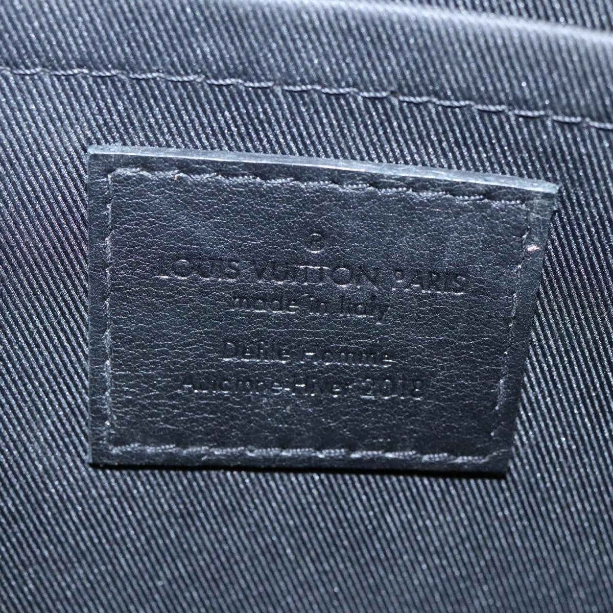 Louis Vuitton LOUIS VUITTON Eclipse Glaze Pochette Cosmos Clutch Bag M63373 LV Authentic 94116