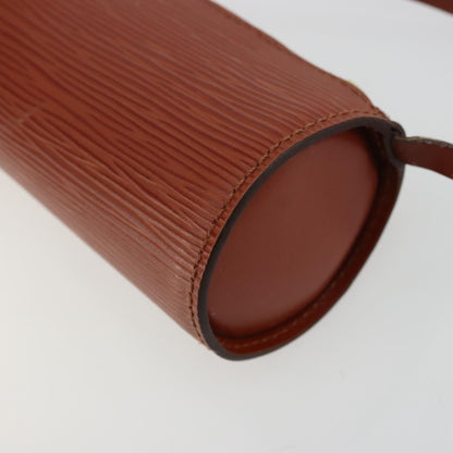 Louis Vuitton LOUIS VUITTON Epi Soufflot Pouch Accessory Pouch Brown LV Authentic BA12310A Bag